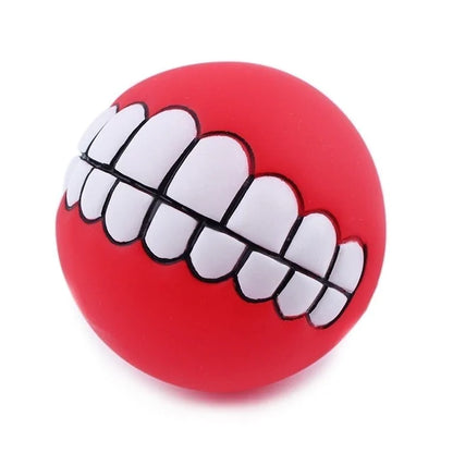 Pet Ball with Teeth Silicon Chew Toys for Large Breeds