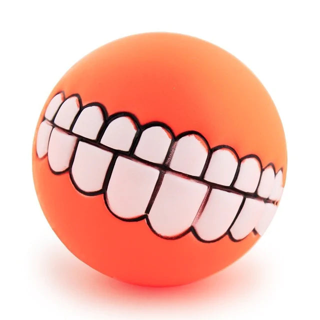 Pet Ball with Teeth Silicon Chew Toys for Large Breeds