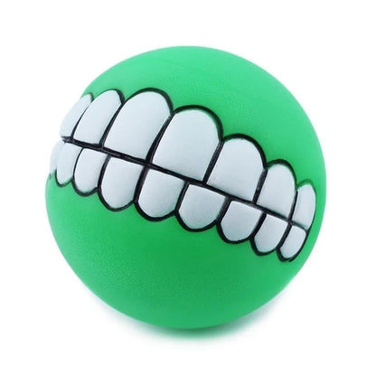 Pet Ball with Teeth Silicon Chew Toys for Large Breeds